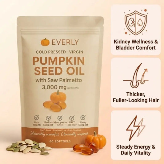 Everly® Pumpkin Seed Oil Softgels